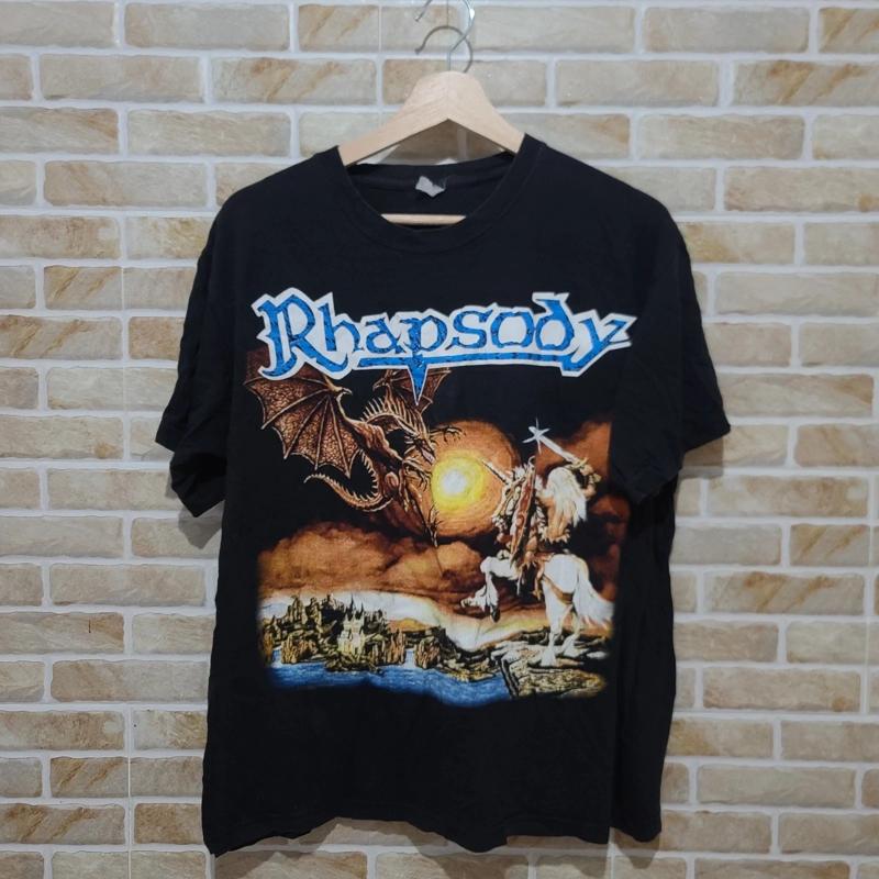Band Tee Faded 90S - vintage années 90 Rhapsody Of Fire