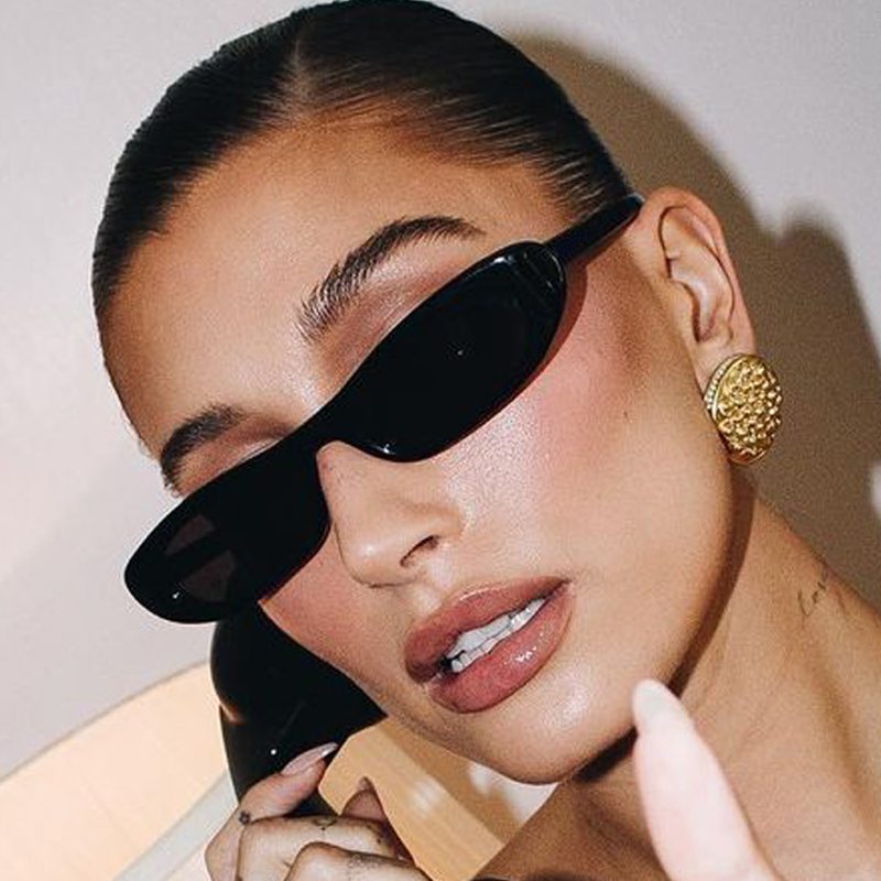 Vintage Fashion Brands - Lunettes de soleil ovales à monture