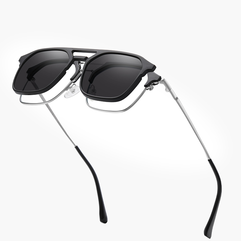 Vintage Fashion Brands - Lunettes de soleil polarisées à Clip