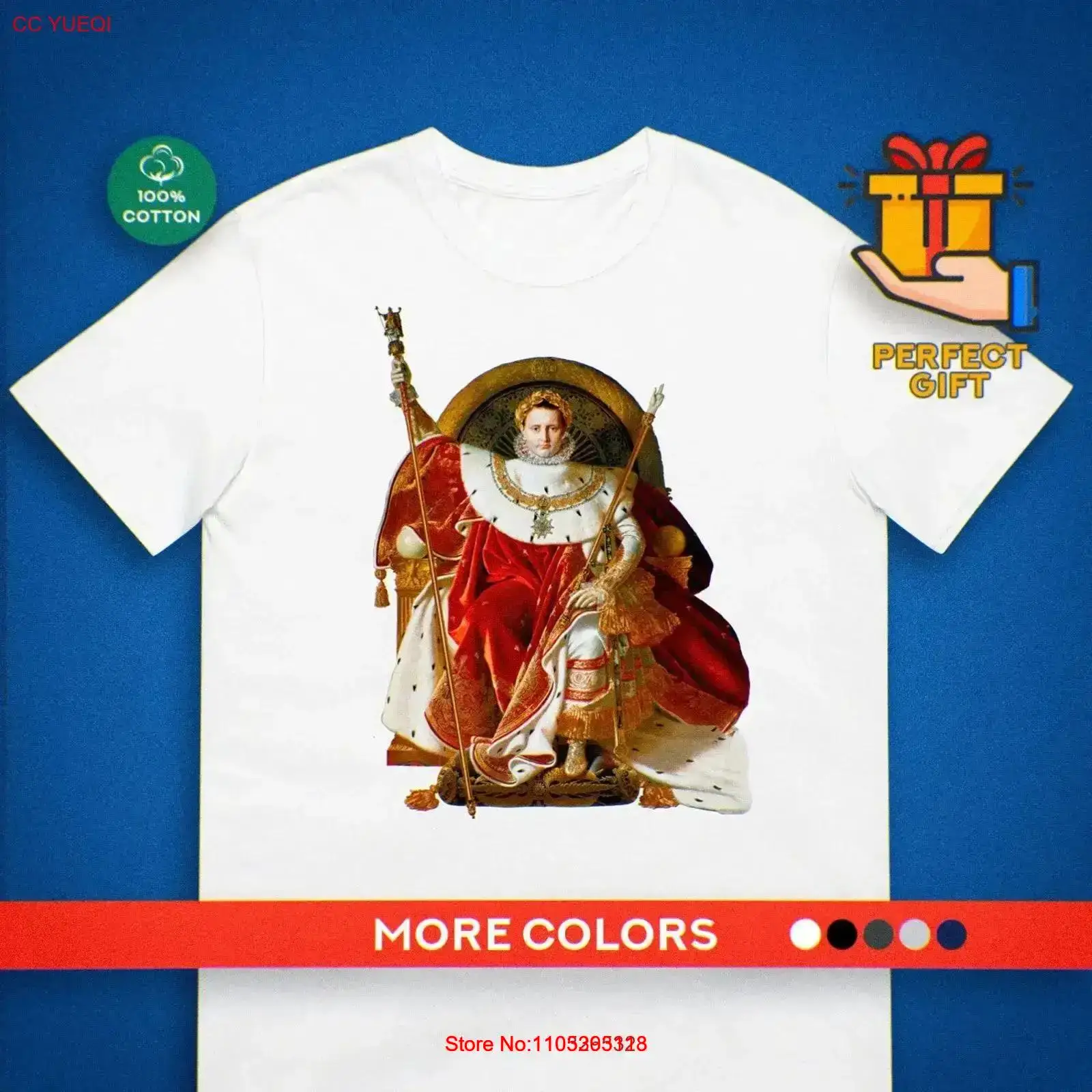 Vintage Fashion History - T-shirt Napoléon, peinture Ingres, histoire de