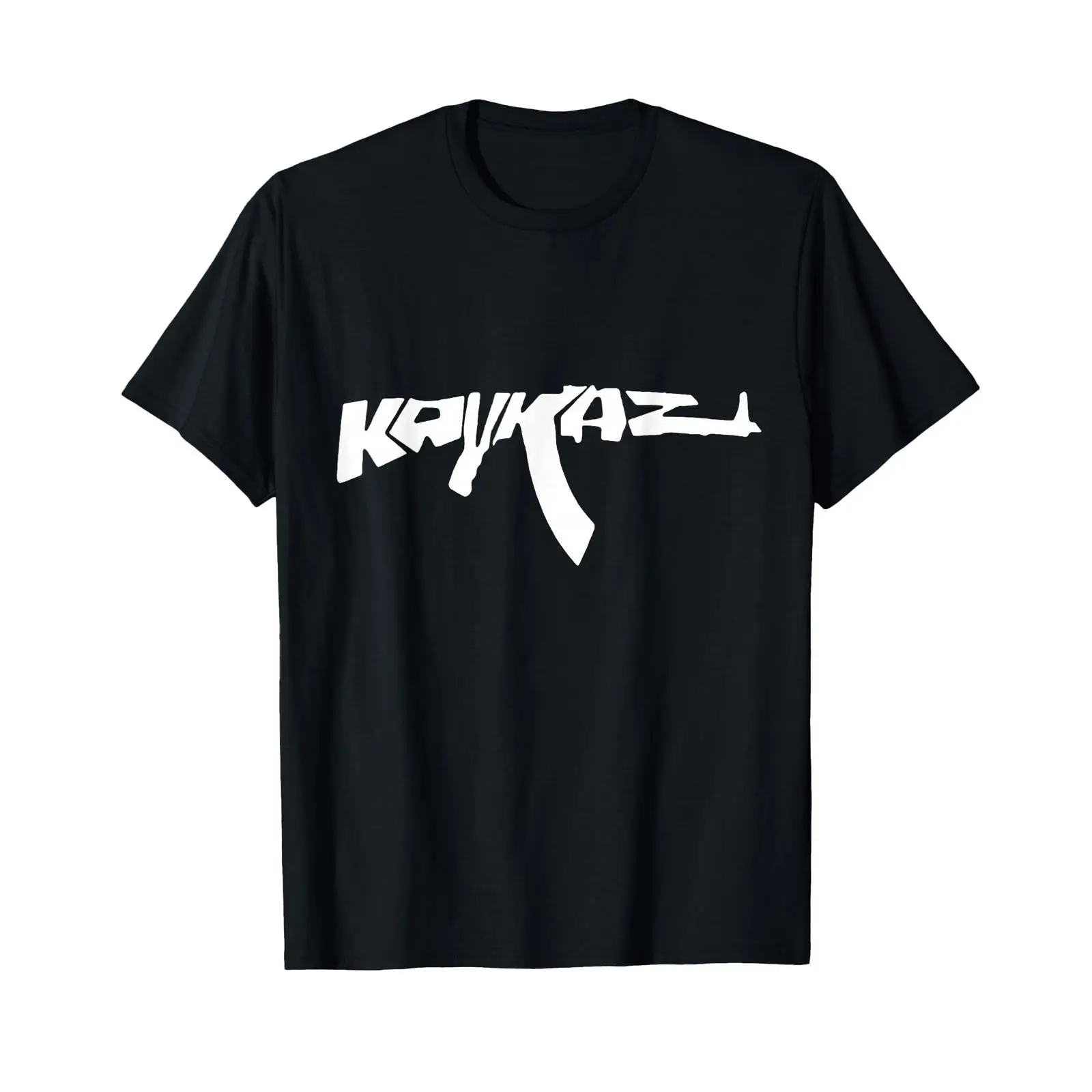 Vintage Fashion Drawings - T-shirt KAVKAZ avec motif textuel caucasien,
