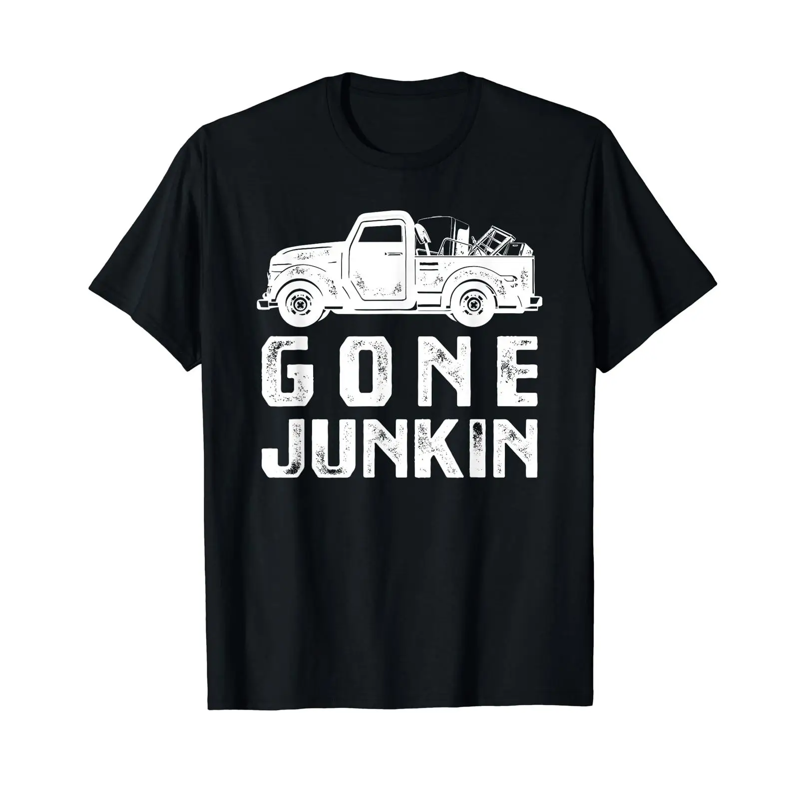 Thrift Vintage Fashion Usa - T-shirt vintage Funny Junker Gone Junkin