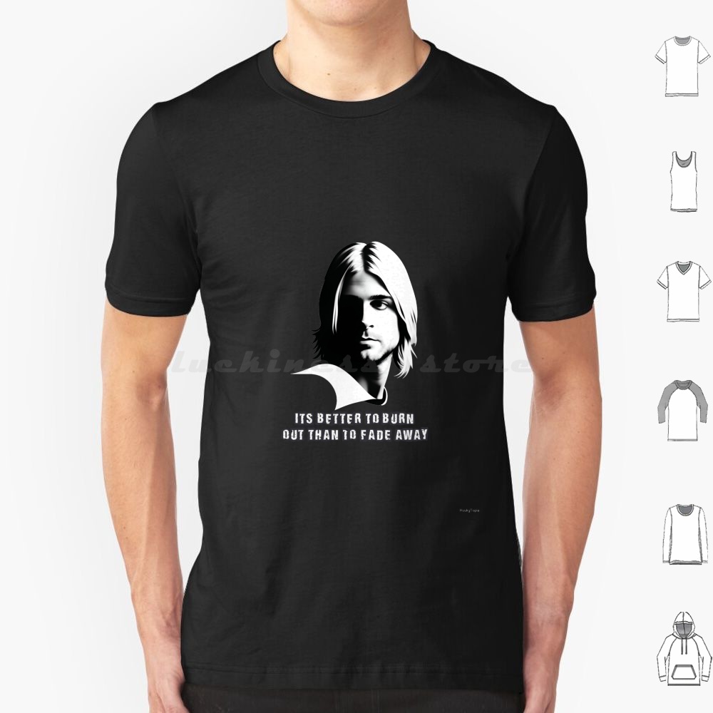 Band Tee Faded 90S - T-shirt en coton 6xl, Cool, Cobain