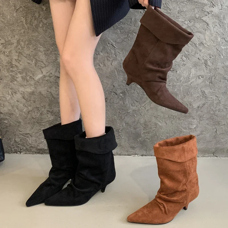Aneikeh Bottines d'hiver à bou - Vintage Style Women Fashion avis et prix
