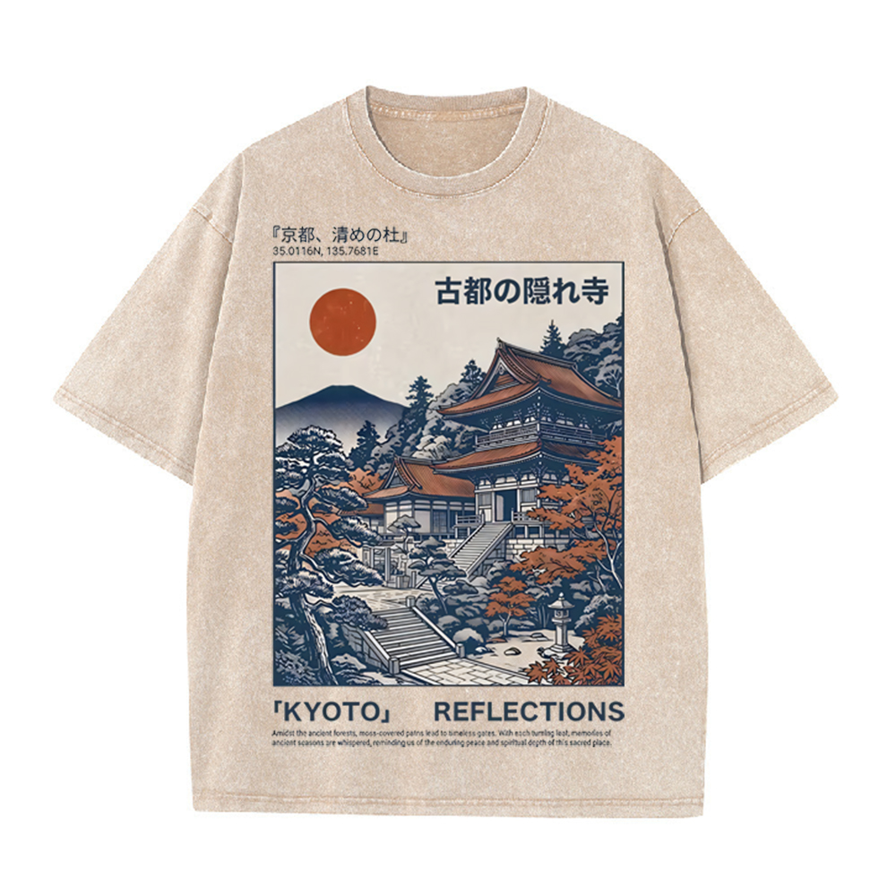 T-shirt décontracté oversize à - Vintage Fashion Kyoto avis et prix