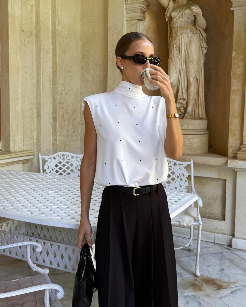 Débardeur sans manches à col m - Vintage Fashion Vogue avis et prix