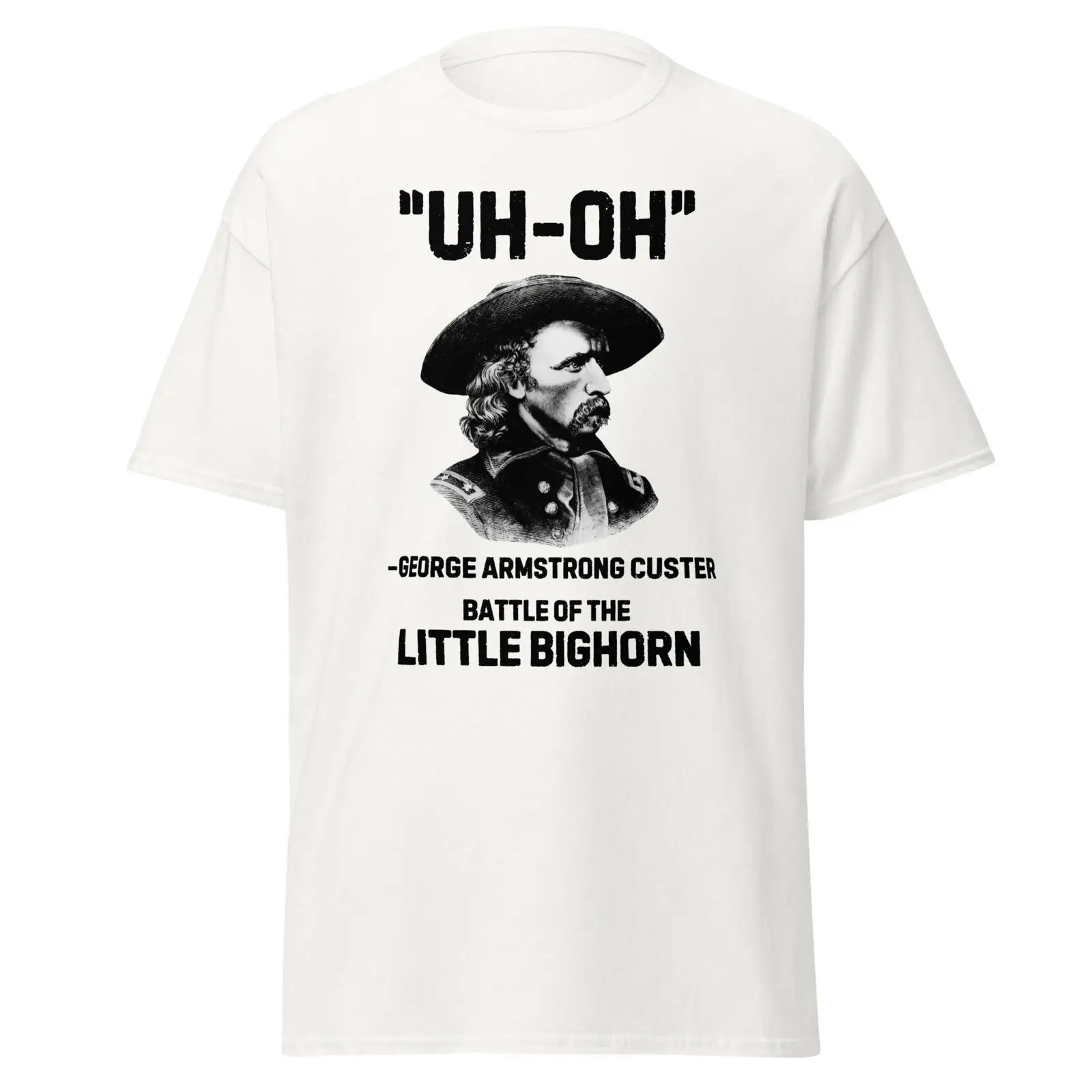 T-shirt Uh Oh George Custer, h - Vintage Fashion History avis et prix