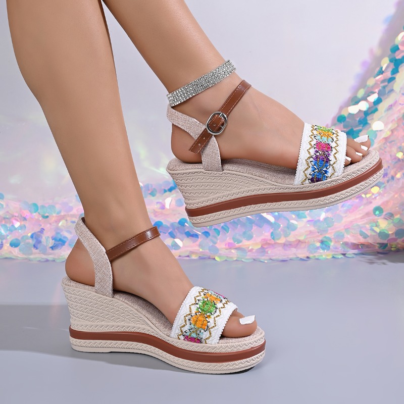 Mules à talons tressées style  - Vintage Style Women Fashion avis et prix