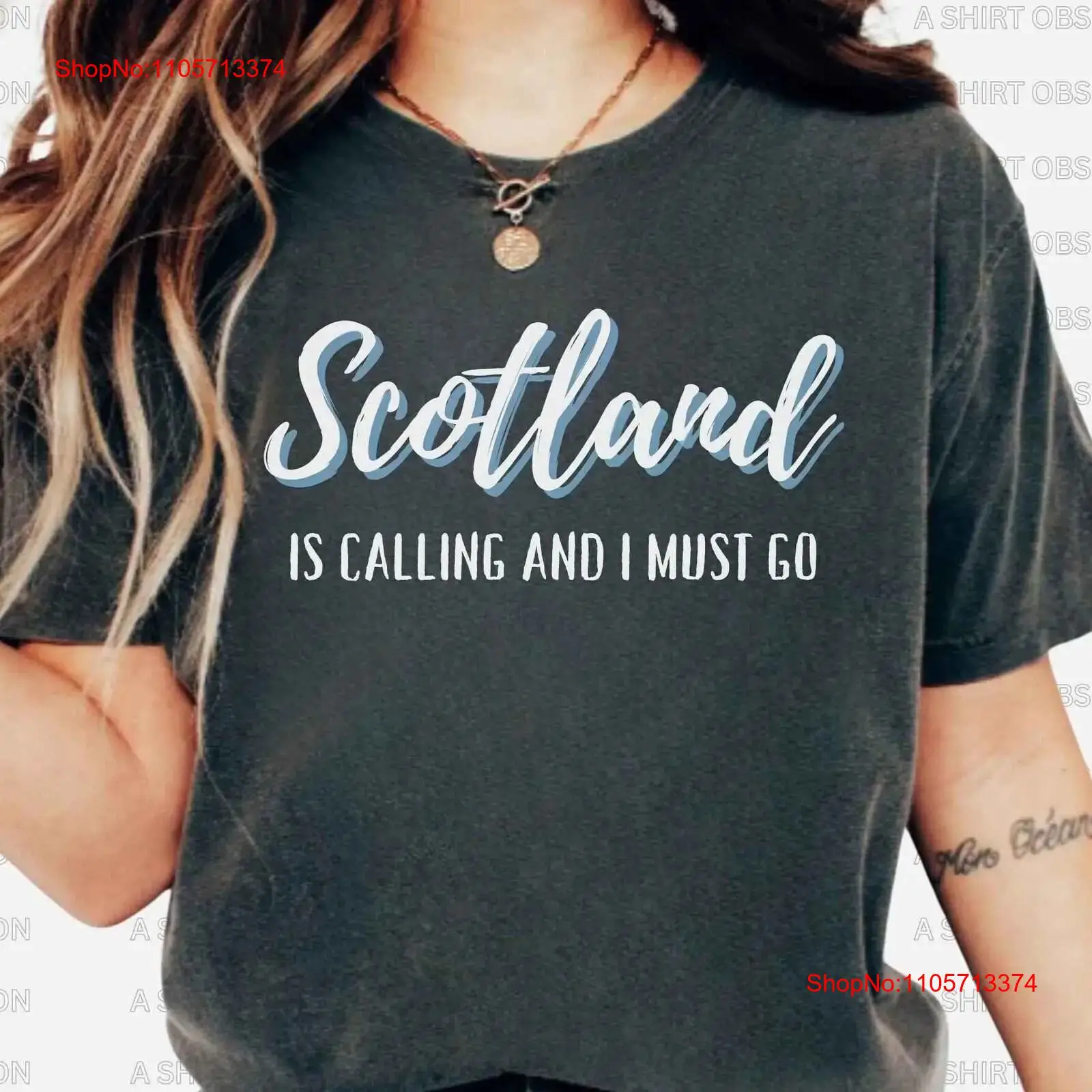 T-shirt Écosais Gaélique Édimb - Vintage Fashion Edinburgh avis et prix