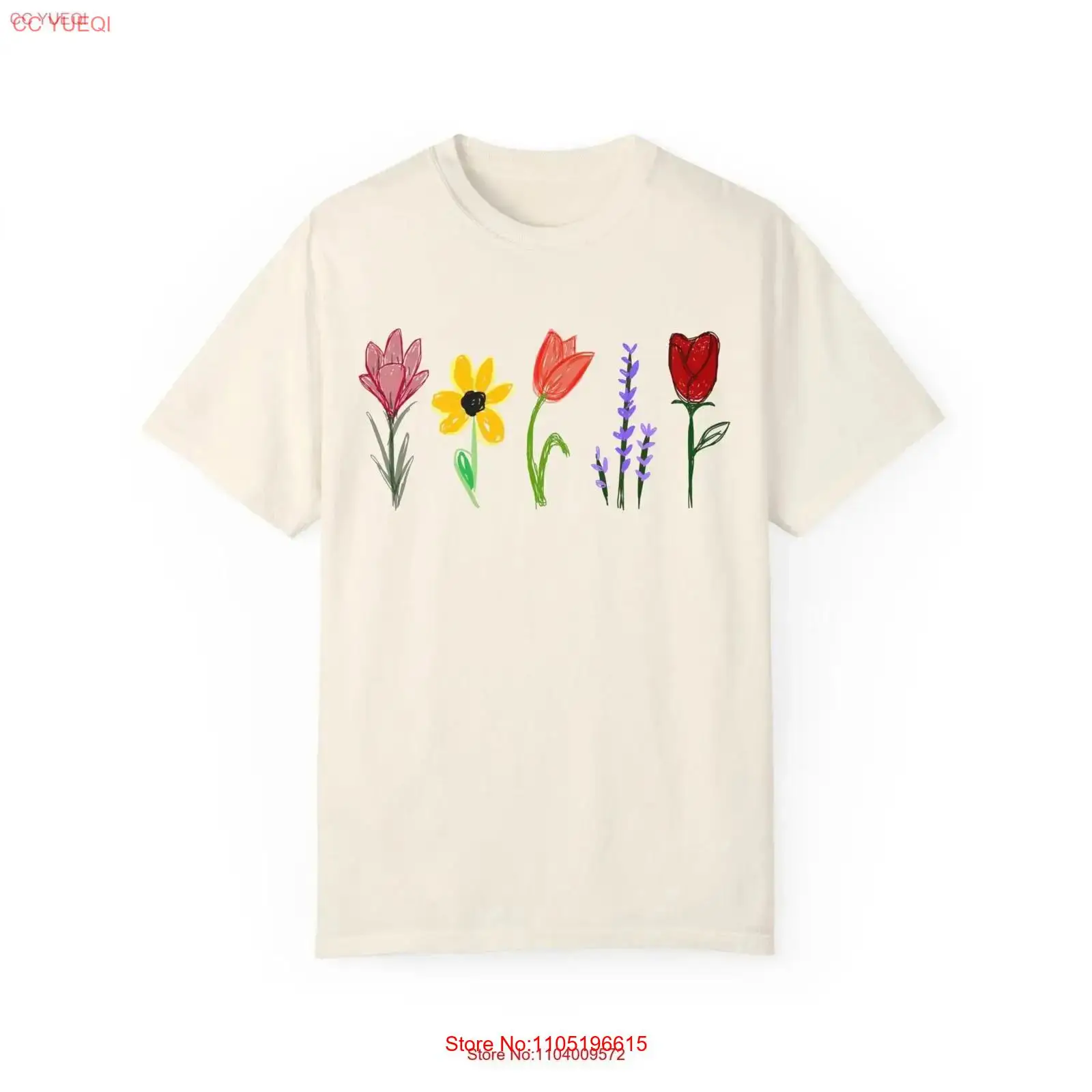 Floral Doodle t-shirt mignon d - Vintage Fashion Drawings avis et prix